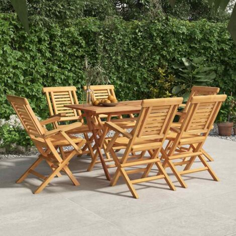 Gartenmöbel vidaxl foldable garden chairs Teakholz klappbar