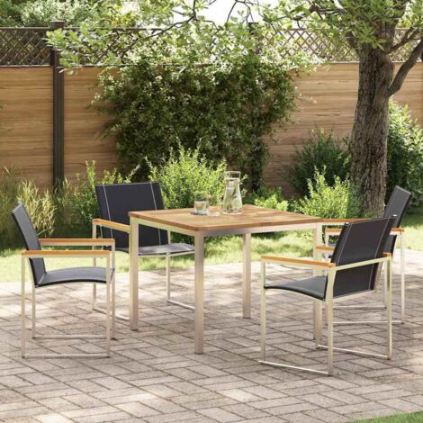 Gartenmöbel vidaxl garden dining set Akazienholz 180x90 cm