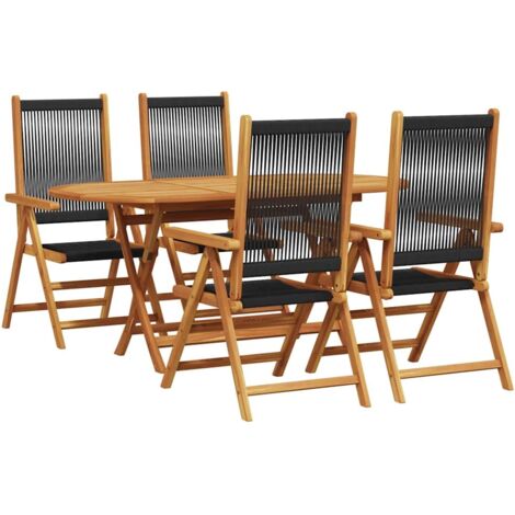 Gartenmöbel vidaxl garden dining set Akazienholz 5 Stück