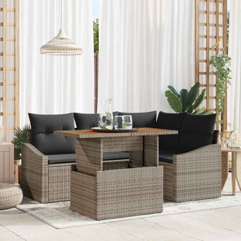 Gartenmöbel vidaxl garden dining set modular UV Schutz