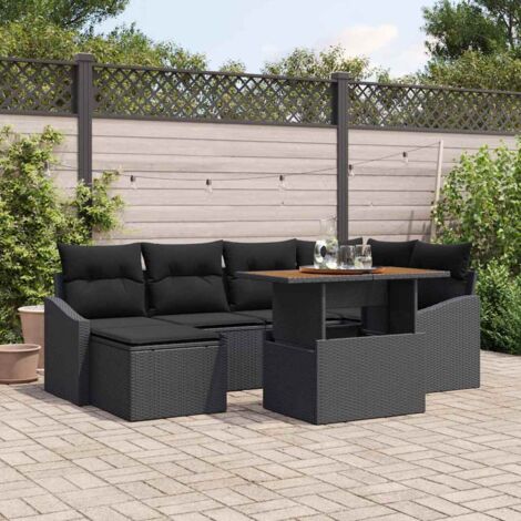 Gartenmöbel vidaxl garden dining set modular verstellbare Füße