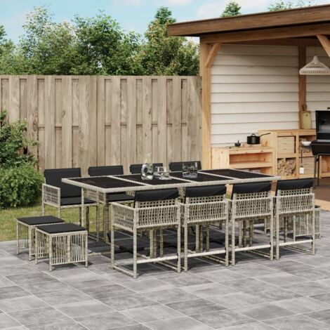 Gartenmöbel vidaxl garden dining set Polyrattan 13-teilig