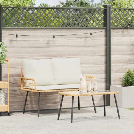 Gartenmöbel vidaxl garden dining set Polyrattan 2 Plätze