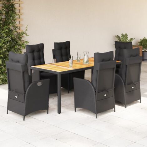 Gartenmöbel vidaxl garden dining set UV-beständig leicht zu reinigen