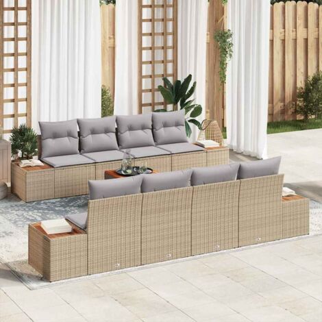 Gartenmöbel vidaxl garden sofa set modular mit Stauraum