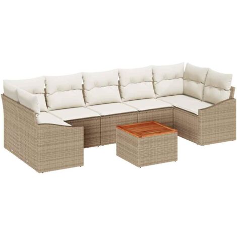 Gartenmöbel vidaxl garden sofa set modular UV-beständig