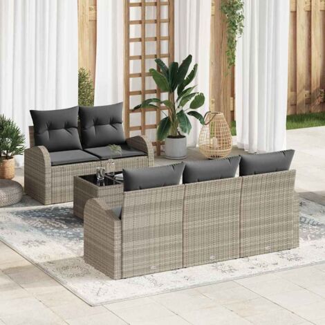 Gartenmöbel vidaxl garden sofa set modular UV-beständig