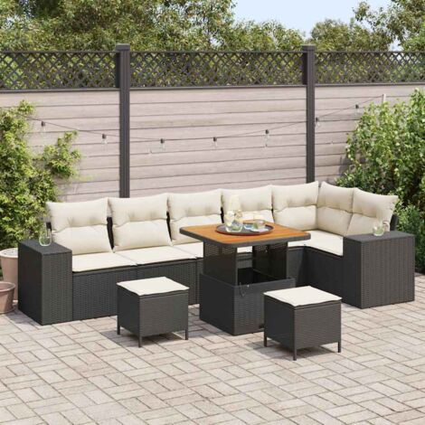 Gartenmöbel vidaxl garden sofa set modular UV-beständig