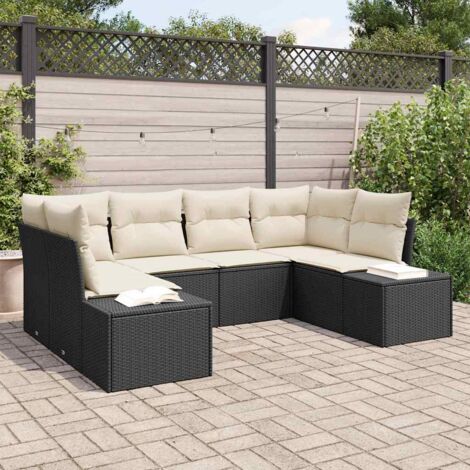 Gartenmöbel vidaxl garden sofa set modular UV-beständig