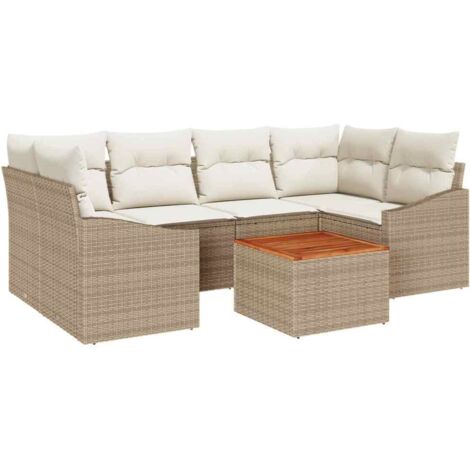 Gartenmöbel vidaxl garden sofa set modular UV-beständig