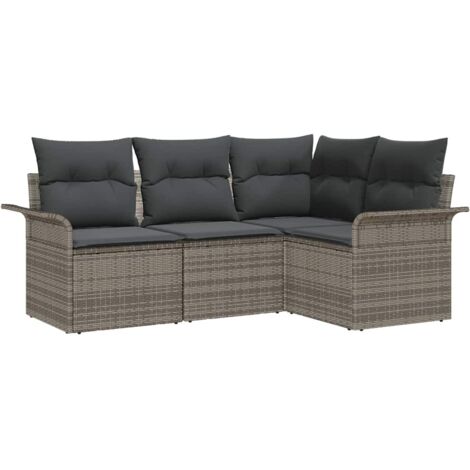 Gartenmöbel vidaxl garden sofa set modular UV-beständig