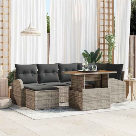 Gartenmöbel vidaxl garden sofa set modular wasserdicht