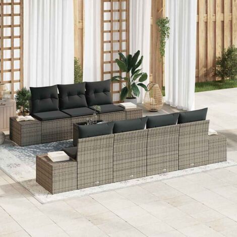 Gartenmöbel vidaxl garden sofa set modular wetterfest