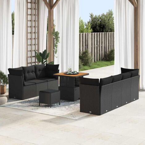 Gartenmöbel vidaxl garden sofa set Poly Rattan modular