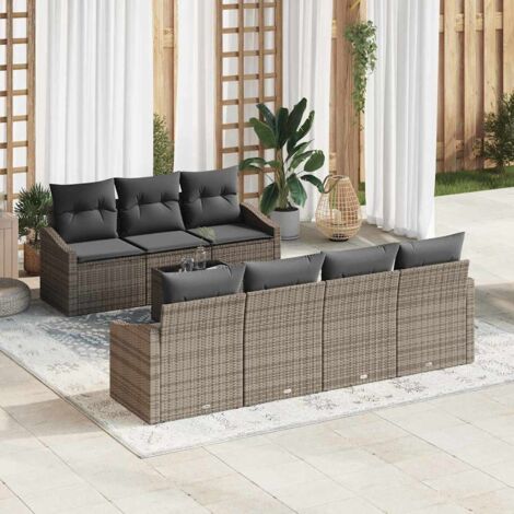 Gartenmöbel vidaxl garden sofa set Poly-Rattan modular