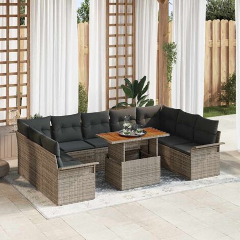 Gartenmöbel vidaxl grau 100 x 55 cm