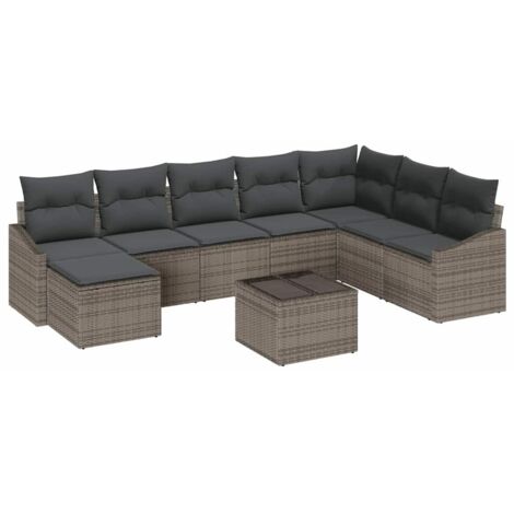 Gartenmöbel vidaxl modular UV-beständig 288.5x123.5 cm