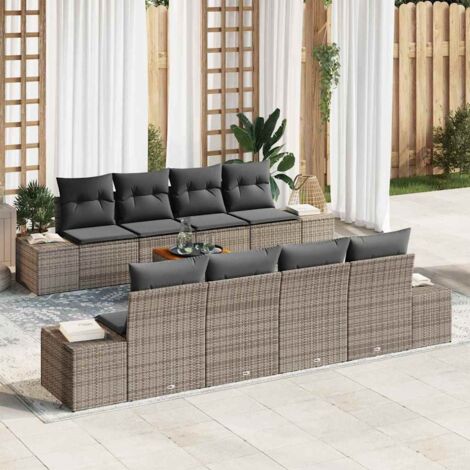 Gartenmöbel vidaxl modular wetterbeständig 294 cm