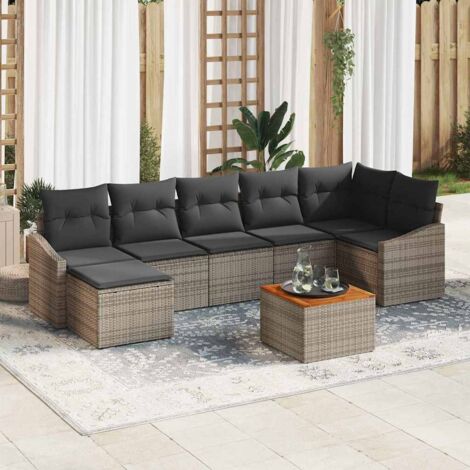 Gartenmöbel vidaxl modular wetterfest Poly Rattan
