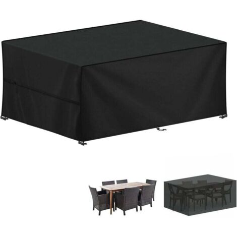 Gartenmöbelabdeckung, wasserdichte Schutzhülle aus 420D Oxford-Gewebe, ideal für Gartenmöbel wie Tisch, Stuhl und Sofa, 210 x 110 x 75 cm