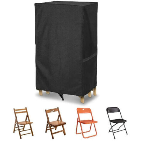 Gartenmöbelabdeckungen, 210D Wasserdichte Schutzhülle, Oxford-Gewebe Abdeckung Gartenstuhl für Klappliege, Winddicht, Anti-UV Sessel Abdeckung Garten, 85x33x107 cm