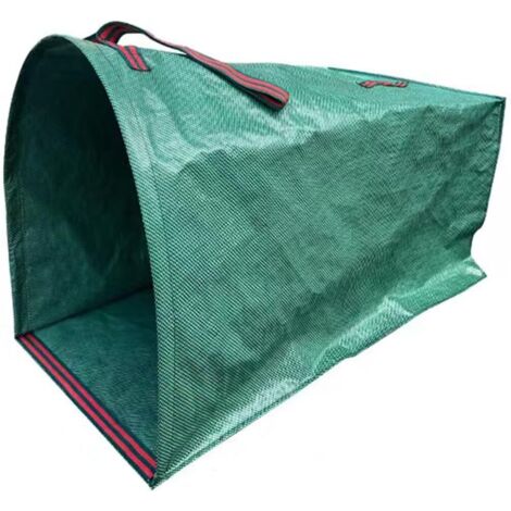 Gartenmüllsack Schwarz Grün 595643cm 1 Stück 150L Polypropylen Laubsack geeignet für Stallungen, Rasen, Laub und Hecken