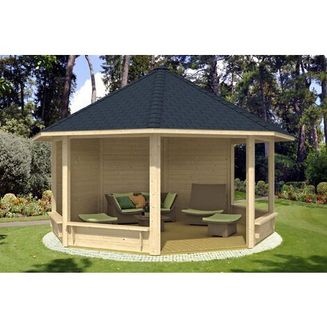 Gartenpavillon Modell Pellworm Ohne Impragnierung L1 1 00277 0