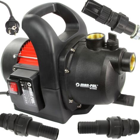 Gartenpumpe 1" 1200W Fördermenge max. 3500 l/h Teichpumpe Wasserpumpe Pumpe Hauswasserwerk Förderhöhe max. 46 m