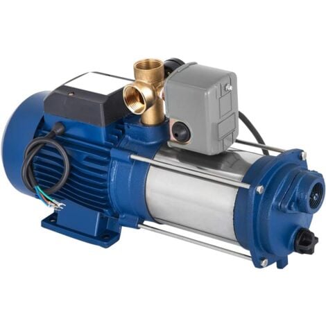 SENDERPICK Gartenpumpe Strahlwasserpumpe Kreiselpumpe Leistungsstarke Centrifugal Jetpumpe 1800W 9000L/H