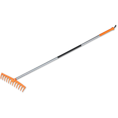 Gartenrechen "TQ" mit Stahlstiel 164 cm, 12 Zinken