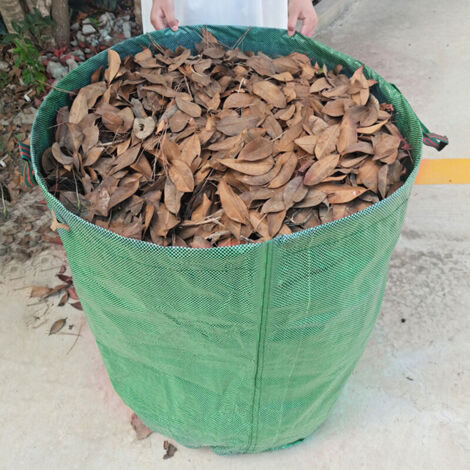 Gartensäcke, 3er-Set, 160 l, robuste Gartenabfallsäcke, stabile PP-Abfallsäcke, 3er-Set Gartenabfallsäcke, Müllsäcke