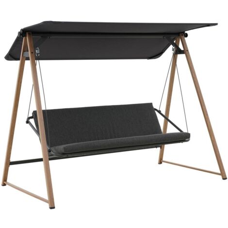 Gartenschaukel Soly Honey & Charcoal - 224 x 135 x 173 cm