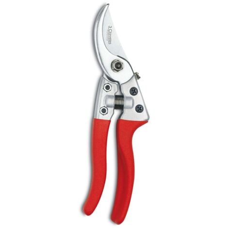 Gartenschere mit geneigtem Kopf M. Aluminium 21 cm D 3 Claveles