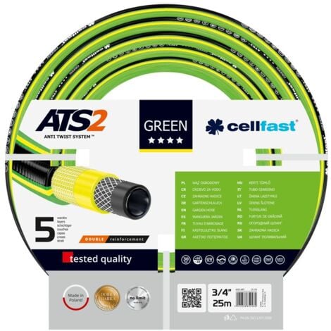 Gartenschlauch Cellfast 15-120 GREEN ATS2™ 3/4 25m