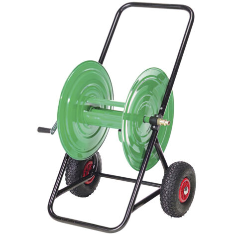 PAPILLON Gartenschlauchwagen aus Metall, 100 Meter, Luftreifen