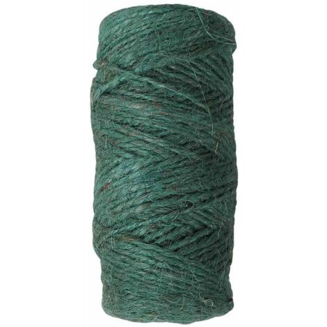 Gartenschnur grün 70 m x 2 mm aus weicher Jute