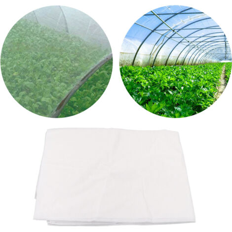 Gartenschutz 2,5 x 7,5 m, einzigartige Konstruktion, 60-Mesh-Vlies-Insektenschutzgitter für Obst, Gemüse, Gemüsegärten und Obstplantagen.