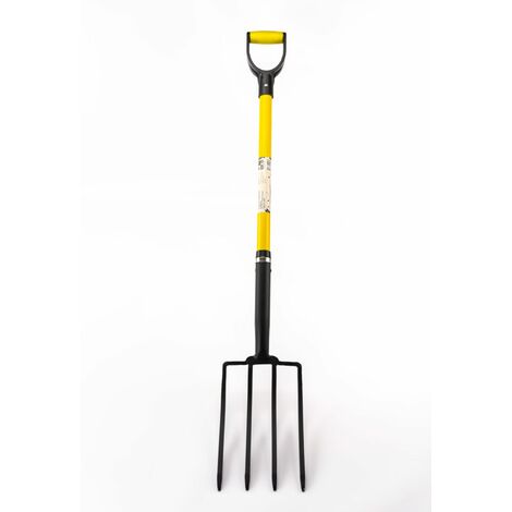 Gartenspatengabel - Suan - 4 Zinken - Glasfaserstiel - Komfortgriff.