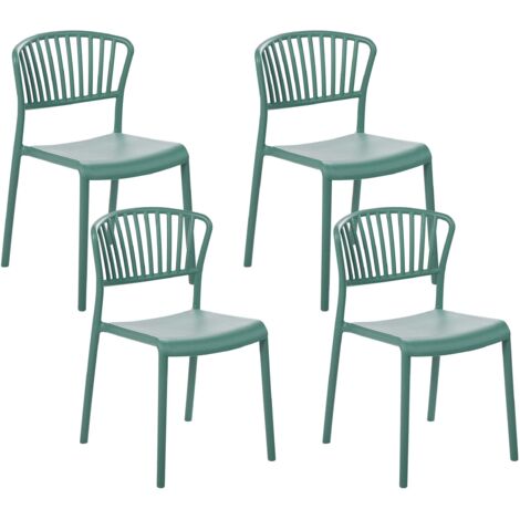 Gartenstuhl 4er Set GELA Mintgrün