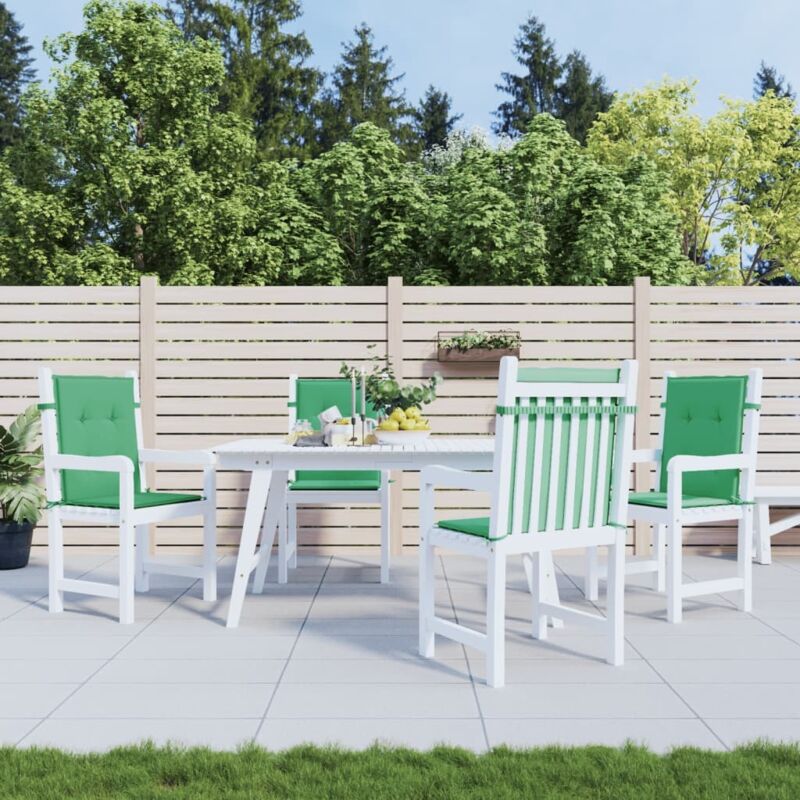 Vidaxl Gartenstuhlauflagen Für Niedriglehner 4 Stk. Grün 100x50x3 Cm