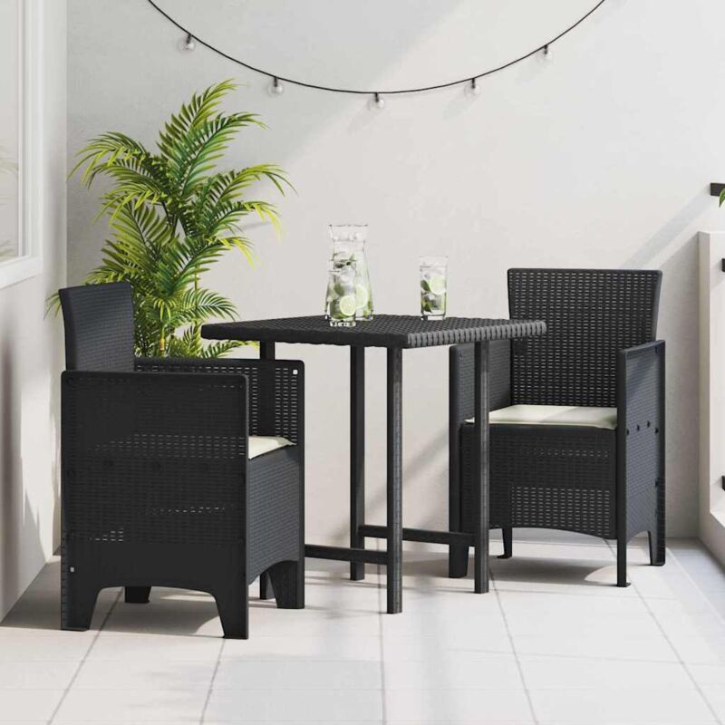 Gartenstuhl 2 Pcs Anthrazit 53 X 49 X 85 Cm Pp Vidaxl
