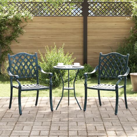 Gartenstuhl vidaxl Aluminium Vintage Set 2