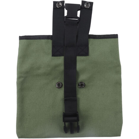 Gartentasche aus Oxford-Gewebe, Aufbewahrungsbeutel für Gartengemüse, Werkzeugtasche zum Befestigen an einem grünen Militärgürtel