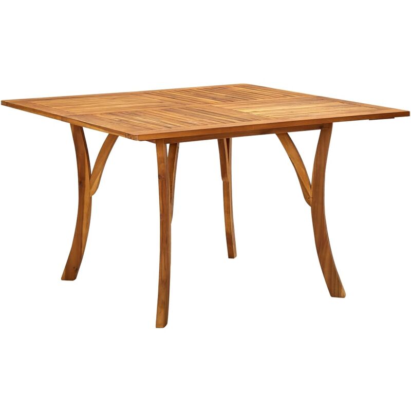 vidaXL Gartentisch 120x120x75 cm Akazie Massivholz - Braun