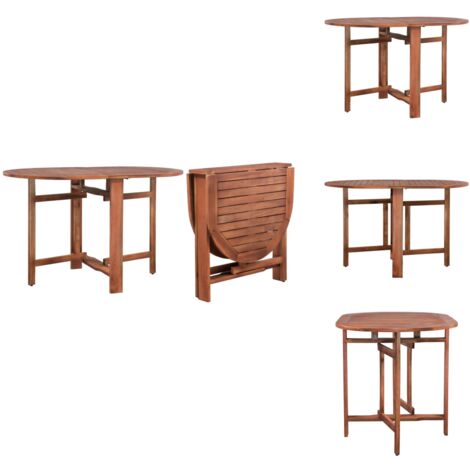 Gartentisch 120x70x74 cm Akazie Massivholz - Gartentisch - Holztisch - Esstisch - Akazienholz - Outdoortisch