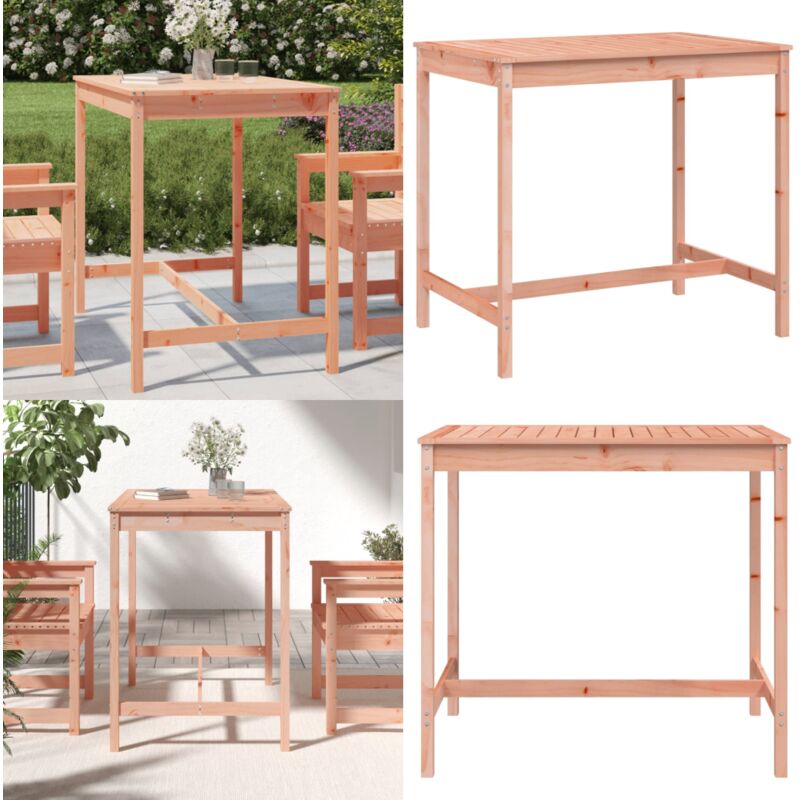 Vidaxl Gartentisch 121x82, 5x110 Cm Massivholz Douglasie - Holztisch - Gartentisch - Esszimmertisch - Douglasie - Gartenmöbel - Home & Living