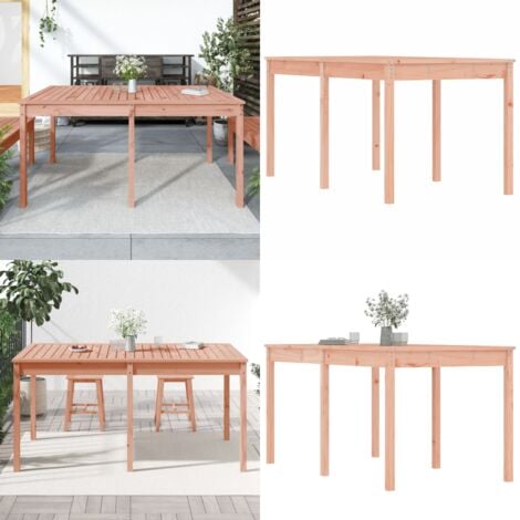 Gartentisch 159,5x82,5x76 cm Massivholz Douglasie - Holztisch - Gartentisch - Esszimmertisch - Terrassenmöbel - Douglasie Möbel - Home & Living