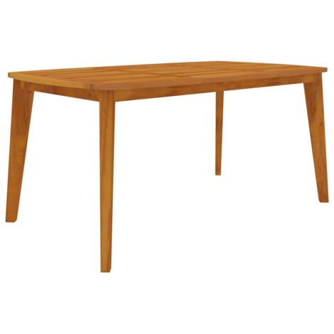 Garten­tisch 160x90x75 cm Aus massivem Akazienholz