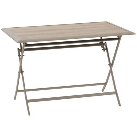 Gartentisch 4-Sitzer Azua klappbar Kaffee 110x71cm - Hespéride