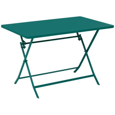 Gartentisch 4-Sitzer Greensboro klappbar 110x70cm Opalgrün - Hespéride